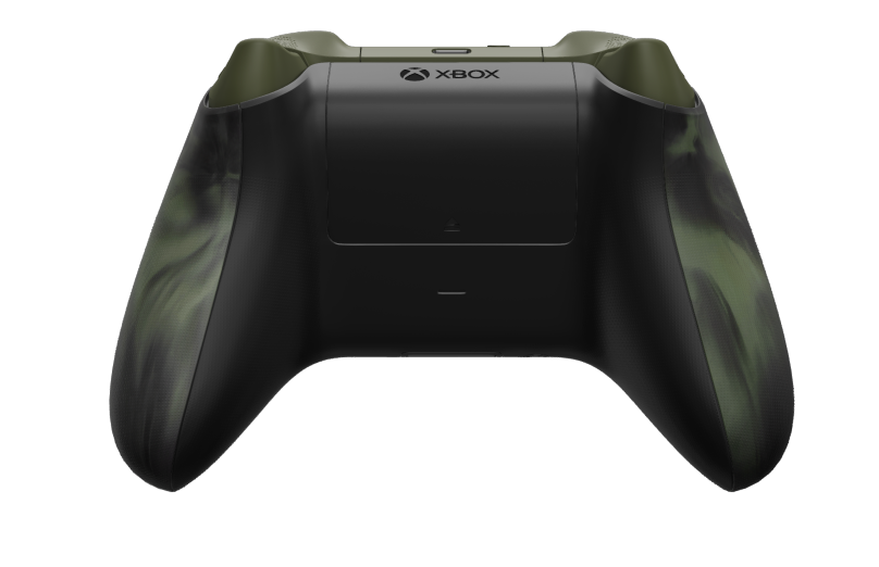 Xbox Wireless Controller - 機身: Nocturnal Vapor, 方向鍵: 夜間綠, 搖桿: 夜間綠