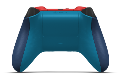 Xbox Wireless Controller - Framsida: Midnattsblå, Styrknappar: Eldröd, Styrspakar: Mineralblå