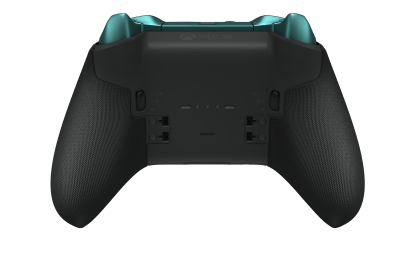 Xbox Elite Wireless Controller Series 2 - Core - Fremsida: Carbon Black + Rubberized Grips, Styrknapp: Kors, Carbon Black (Metall), Tillbaka: Carbon Black + Rubberized Grips
