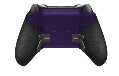 Xbox Elite Wireless Controller Series 2 - Core - Body: Shock Blue + Rubberized Grips, D-pad: Facet, Gold Matte (Metal), Back: Astral Purple + Rubberized Grips