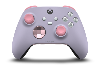 Xbox Wireless Controller - Brödtext: Mjukt lila, Styrknappar: Mjukt rosa (metallic), Styrspakar: Retrorosa