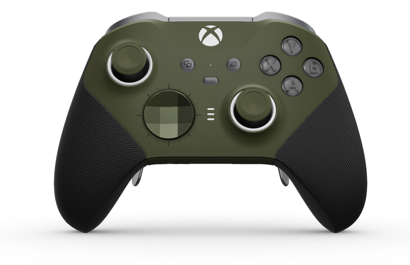 Manette sans fil Xbox Elite Series 2 - Core - Behuizing voorzijde: Nachtelijk groen + rubberen handvatten, D-pad: Facet, Nocturnal Green (Metal), Behuizing achterzijde: Nachtelijk groen + rubberen handvatten