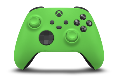 Xbox Wireless Controller - Hoofdtekst: Velocity-groen, D-Pads: Carbonzwart, Duimsticks: Velocity-groen