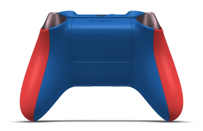 Xbox 無線控制器 - Body: Pulse Red, D-Pads: Photon Blue (Metallic), Thumbsticks: Shock Blue