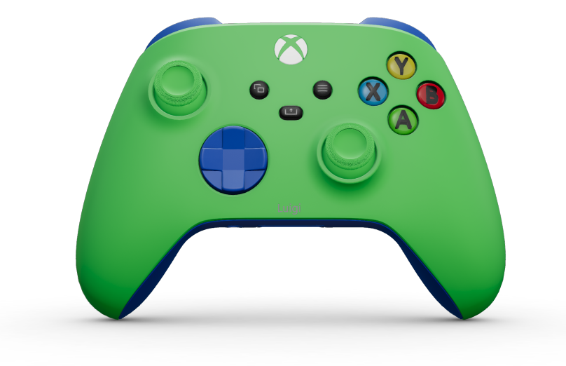 Xbox Wireless Controller - Corps: Velocity Green, BMD: Shock Blue, Joysticks: Velocity Green