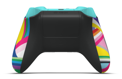 Xbox Wireless Controller - Body: Pride, D-Pads: Glacier Blue, Thumbsticks: Astral Purple