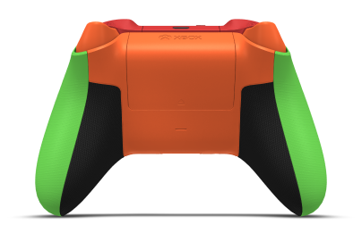 Xbox Wireless Controller - Corpo: Verde Veloz, Botões Direcionais: Vermelho Forte, Manípulos Analógicos: Laranja Vibrante