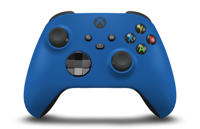 Controller Wireless per Xbox - Body: Shock Blue, D-Pads: Carbon Black (Metallic), Thumbsticks: Carbon Black