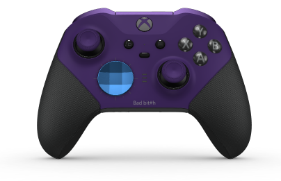 Xbox Elite Wireless Controller Series 2 - Core - Body: Astral Purple + Rubberised Grips, D-pad: Facet, Photon Blue (Metal), Back: Carbon Black + Rubberised Grips