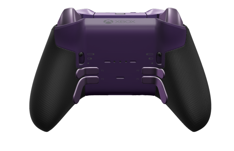 Xbox Elite Wireless Controller Series 2 - Core - Body: Robot White + Rubberised Grips, D-pad: Cross, Astral Purple (Metal), Back: Astral Purple + Rubberised Grips