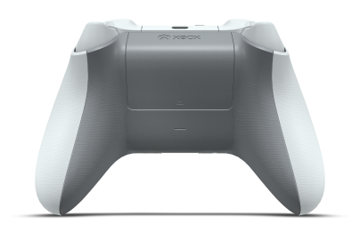 Manette sans fil Xbox - 몸체: 로봇 화이트, 방향 패드: 스톰 그레이, 엄지스틱: 스톰 그레이