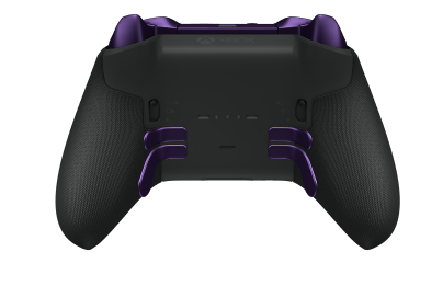 Xbox Elite Wireless Controller Series 2 - Core - Body: Carbon Black + Rubberized Grips, D-pad: Cross, Astral Purple (Metal), Back: Carbon Black + Rubberized Grips