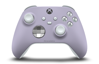 Xbox Wireless Controller - Body: Soft Purple, D-Pads: Bright Silver (Metallic), Thumbsticks: Robot White