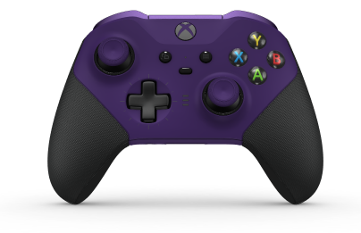 Xbox Elite Wireless Controller Series 2 - Core - Body: Astral Purple + Rubberized Grips, D-pad: Cross, Carbon Black (Metal), Back: Astral Purple + Rubberized Grips