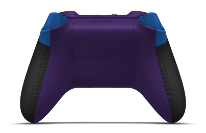 Xbox Wireless Controller - Corpo: Azul Choque, Botões Direcionais: Roxo Astral (Metálico), Manípulos Analógicos: Roxo Astral
