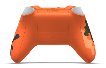 Xbox Wireless Controller - Body: Blaze Camo, D-Pads: Zest Orange (Metallic), Thumbsticks: Robot White