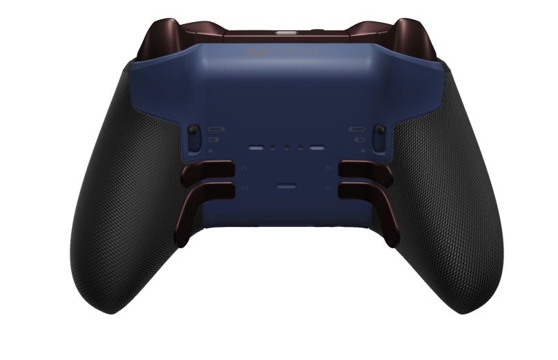 Manette sans fil Xbox Elite Series 2 - Core - Body: Midnight Blue + Rubberized Grips, D-pad: Faceted, Garnet Red (Metal), Back: Midnight Blue + Rubberized Grips