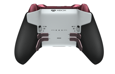 Xbox Elite ワイヤレスコントローラー シリーズ 2 - Core - Body: Robot White + Rubberized Grips, D-pad: Facet, Soft Pink (Metal), Back: Robot White + Rubberized Grips