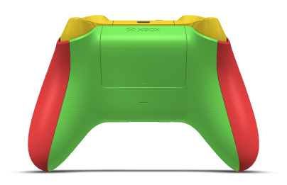 Xbox Wireless Controller - Framsida: Eldröd, Styrknappar: Lighting Yellow, Styrspakar: Lighting Yellow