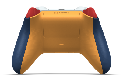 Xbox 無線控制器 - Body: Midnight Blue, D-Pads: Soft Orange, Thumbsticks: Pulse Red