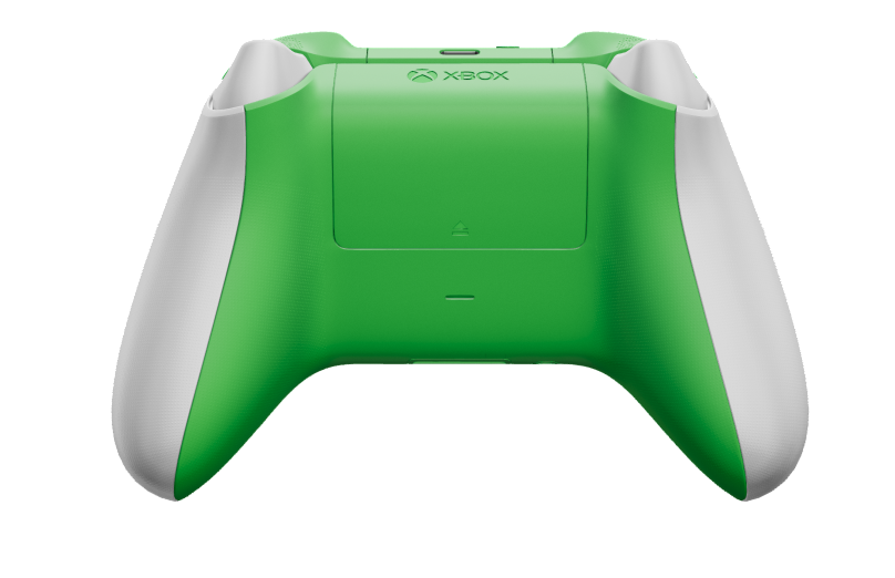 Xbox Wireless Controller - Hoofdtekst: Robotwit, D-Pads: Velocity-groen, Duimsticks: Velocity-groen