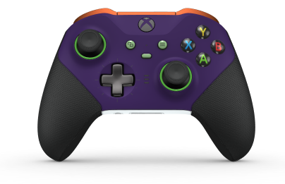 Controller Wireless Elite per Xbox Series 2 - Nucleo - Body: Astral Purple + Rubberized Grips, D-pad: Cross, Storm Gray (Metal), Back: Robot White + Rubberized Grips