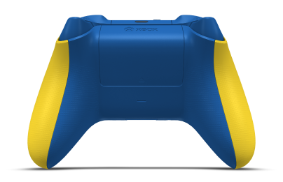 Xbox Wireless Controller - Corpo: Amarelo relâmpago, Botões Direcionais: Azul Choque, Manípulos Analógicos: Azul Choque