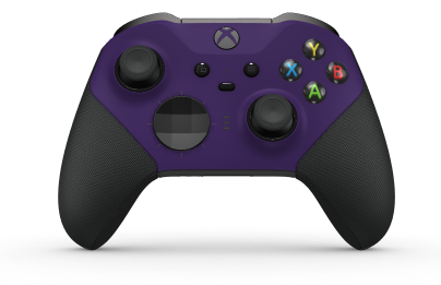Xbox Elite Wireless Controller Series 2 - Core - Body: Astral Purple + Rubberised Grips, D-pad: Facet, Carbon Black (Metal), Back: Carbon Black + Rubberised Grips