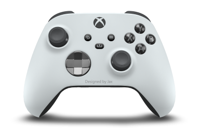 Xbox Wireless Controller - Corps: Robot White, BMD: Storm Gray (métallique), Joysticks: Storm Grey