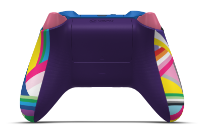 Xbox Wireless Controller - Body: Pride, D-Pads: Shock Blue, Thumbsticks: Deep Pink