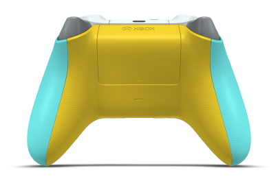 Xbox Wireless Controller - Hoofdtekst: Gletsjerblauw, D-Pads: Middernachtblauw (metallic), Duimsticks: Lighting Yellow