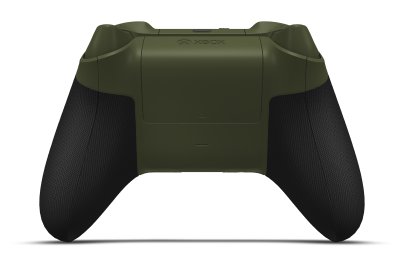 Xbox Wireless Controller - Corpo: Camuflagem de floresta, Botões Direcionais: Verde Noturno (Metálico), Manípulos Analógicos: Verde Noturno
