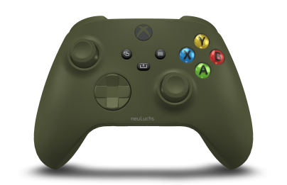 Xbox Wireless Controller - Body: Nocturnal Green, D-Pads: Nocturnal Green, Thumbsticks: Nocturnal Green