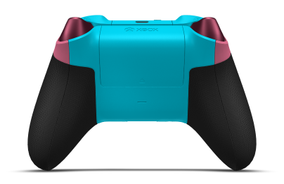 Xbox Wireless Controller - Body: Deep Pink, D-Pads: Dragonfly Blue (Metallic), Thumbsticks: Dragonfly Blue