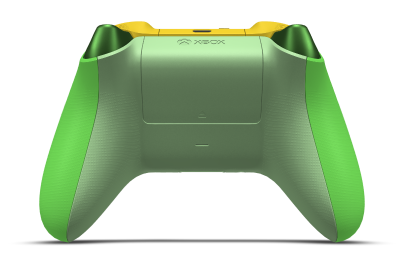 Xbox Wireless Controller - Brödtext: Velocity-grön, Styrknappar: Citrongul (metallic), Styrspakar: Eldröd