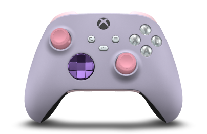 Xbox 無線控制器 - Body: Soft Purple, D-Pads: Astral Purple (Metallic), Thumbsticks: Retro Pink
