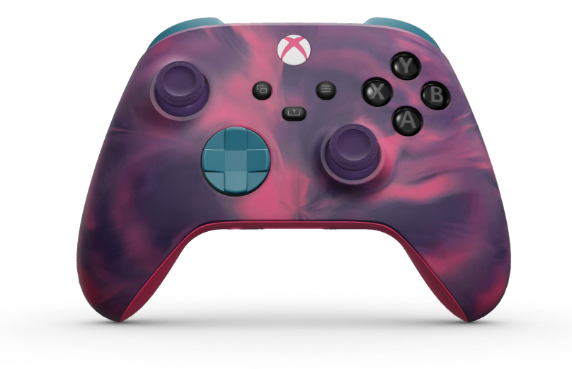 Xbox Wireless Controller - Body: Cyber Vapor, D-Pads: Mineral Blue, Thumbsticks: Astral Purple