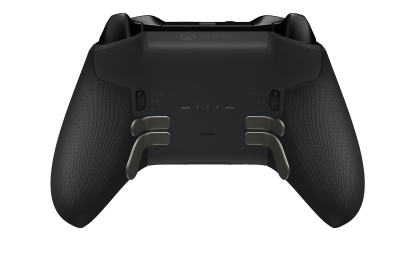 Manette sans fil Xbox Elite Series 2 - Core - Behuizing voorzijde: Shockblauw + rubberen handvatten, D-pad: Facet, Storm Gray (Metal), Behuizing achterzijde: Carbonzwart + rubberen handvatten