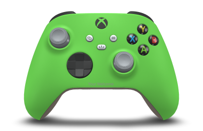 Xbox Wireless Controller - Body: Velocity Green, D-Pads: Carbon Black, Thumbsticks: Ash Gray