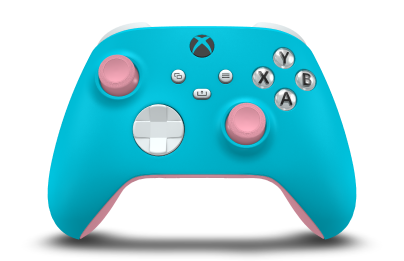 Xbox Wireless Controller - Body: Dragonfly Blue, D-Pads: Robot White, Thumbsticks: Retro Pink