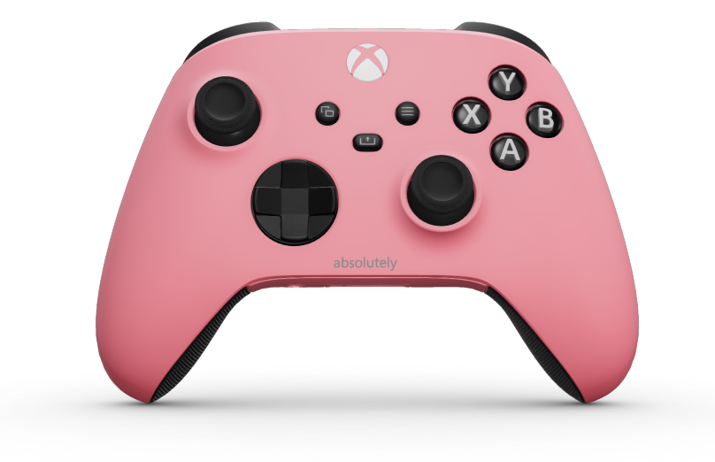 Xbox Wireless Controller - Body: Retro Pink, D-Pads: Carbon Black (Metallic), Thumbsticks: Carbon Black