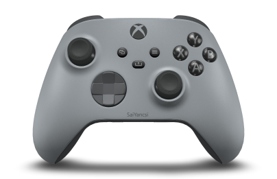 Xbox vezeték nélküli kontroller - Hoofdtekst: Asgrijs, D-Pads: Storm Grey, Duimsticks: Carbon Black