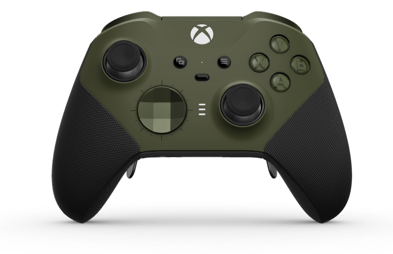 Xbox Elite Wireless Controller Series 2 - Core - Body: Nocturnal Green + Rubberised Grips, D-pad: Faceted, Nocturnal Green (Metal), Back: Storm Gray + Rubberised Grips
