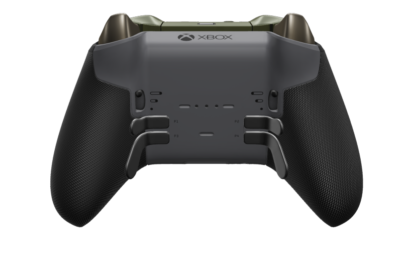 Xbox Elite Wireless Controller Series 2 - Core - Body: Nocturnal Green + Rubberised Grips, D-pad: Faceted, Nocturnal Green (Metal), Back: Storm Gray + Rubberised Grips