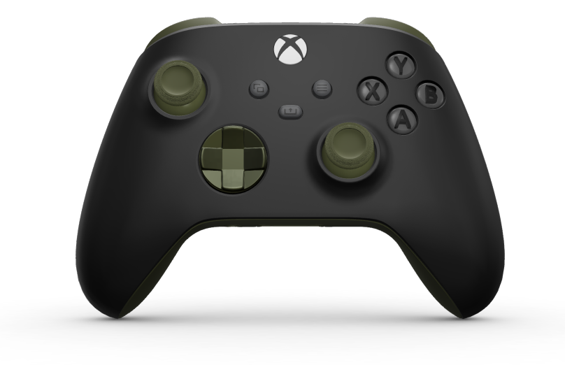Xbox Wireless Controller - Hoveddel: Kulsort, D-blokke: Nattegrøn (metallisk), Thumbsticks: Nattegrøn