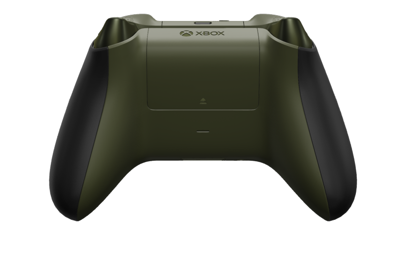 Xbox Wireless Controller - 機身: 碳黑色, 方向鍵: 夜間綠 (金屬), 搖桿: 夜間綠