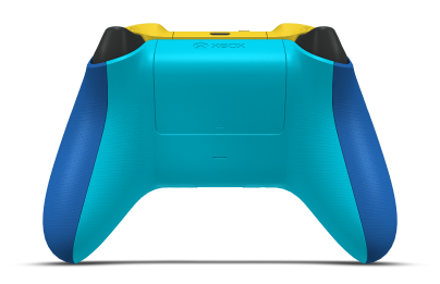Xbox 無線控制器 - Corpo: Azul Choque, Botões Direcionais: Azul Noturno, Manípulos Analógicos: Azul Noturno