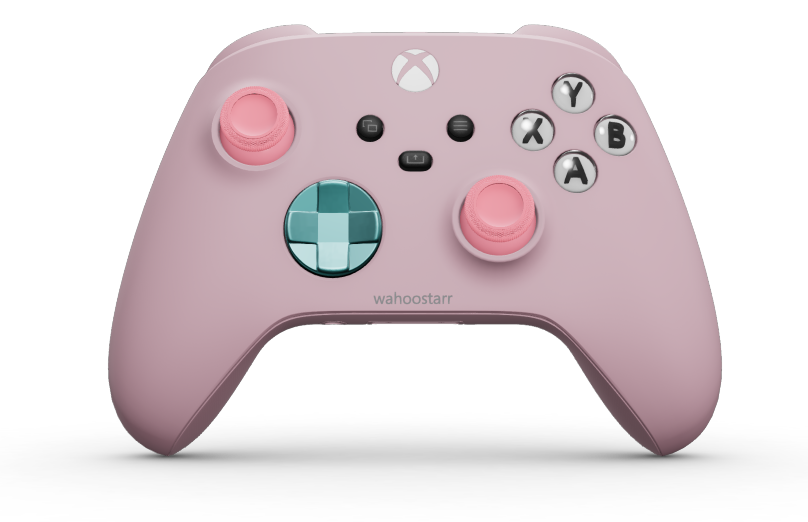 Xbox Wireless Controller - Body: Soft Pink, D-Pads: Glacier Blue (Metallic), Thumbsticks: Retro Pink