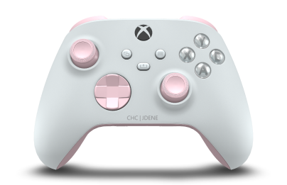Xbox Wireless Controller - Corps: Robot White, BMD: Soft Pink, Joysticks: Soft Pink