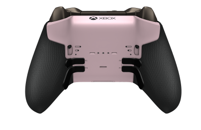 Xbox Elite draadloze controller Series 2 - Core - Body: Soft Pink + Rubberized Grips, D-pad: Facet, Carbon Black (Metal), Back: Soft Pink + Rubberized Grips